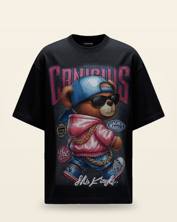 Slaying Print Oversized Tee — Drop Shoulder Fit
