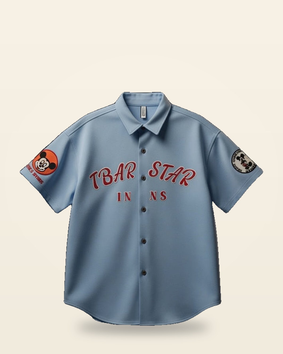 T-Bar Star Shirt — Oversized Boxy Fit