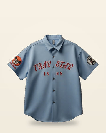 T-Bar Star Shirt — Oversized Boxy Fit