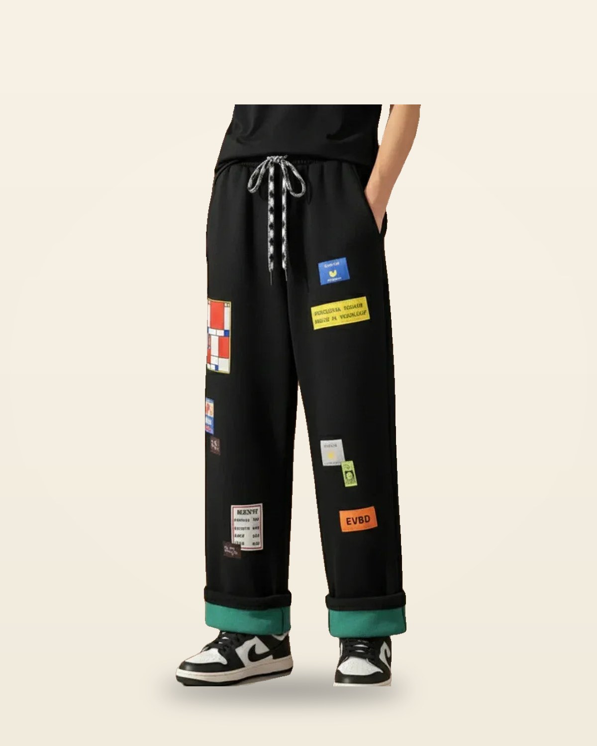 Tapered Cargo Joggers — Elasticated Waist