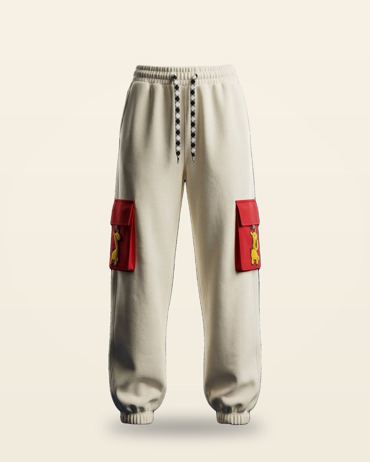 Tapered Track Lower — Elasticated Waist, Soft Fabric
