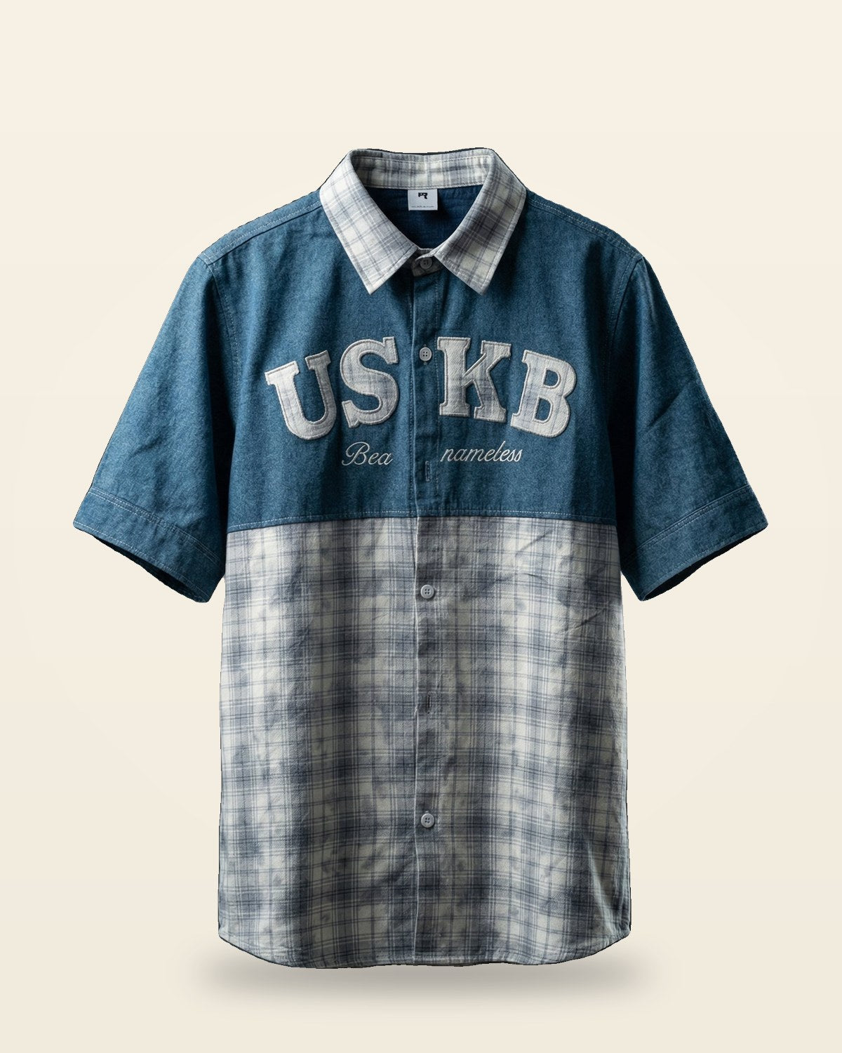 Tear Down Graphic Shirt — Oversized Camp Collar Fit