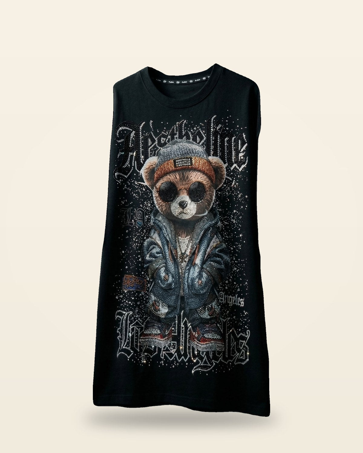 Teddy Bear Graphic Tee — Bio-Washed Oversized Fit