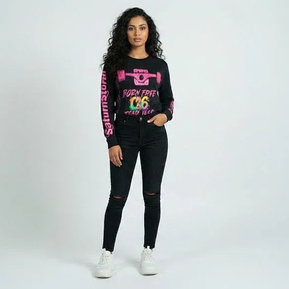 SANKI Born Free Fearless SWEAT SHIRT - Sanki