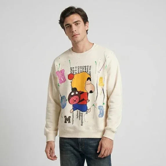 SANKI Pop Art Cartoon Sweatshirt - Sanki