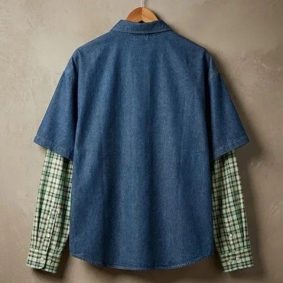 Casual Denim Full Sleeve Shirt - Sanki
