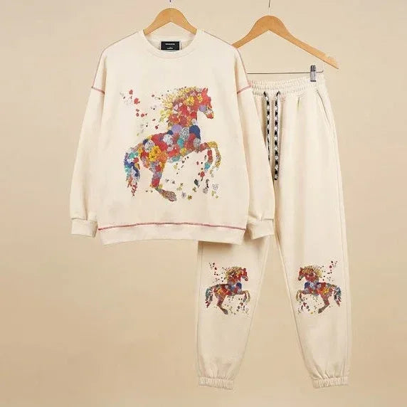 SANKI Royal Bloom Horse Co-Ord Set - Sanki