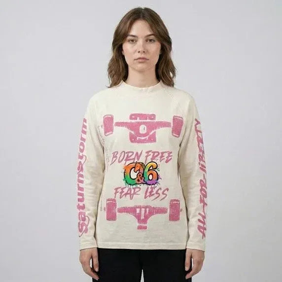 SANKI Born Free Fearless SWEAT SHIRT - Sanki