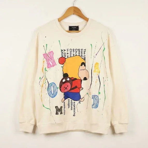 SANKI Pop Art Cartoon Sweatshirt - Sanki