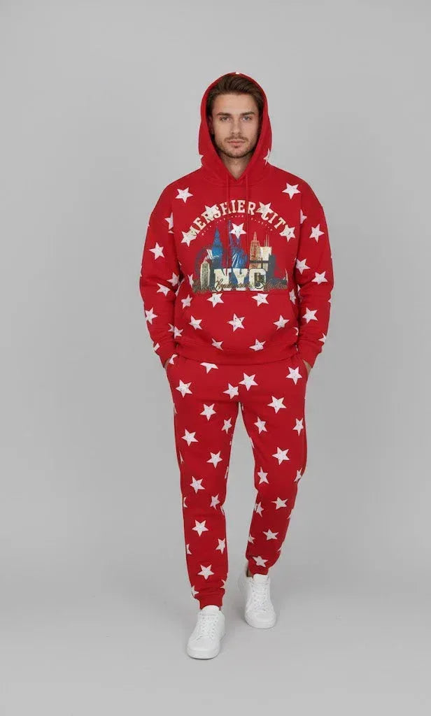 SANKI Scarlet Star Hoodie Jogger Set - Sanki