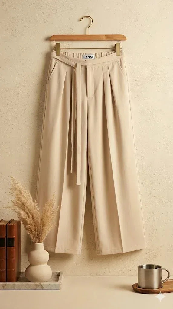 Plan Belt Bottom Trouser - Sanki