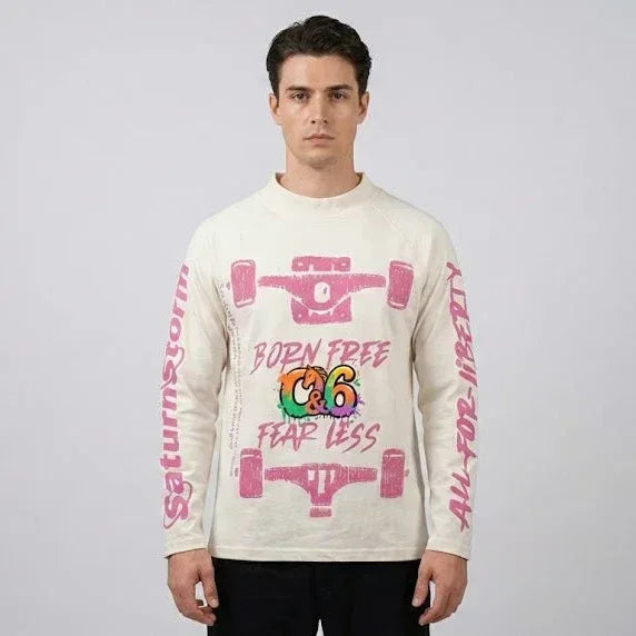 SANKI Born Free Fearless SWEAT SHIRT - Sanki