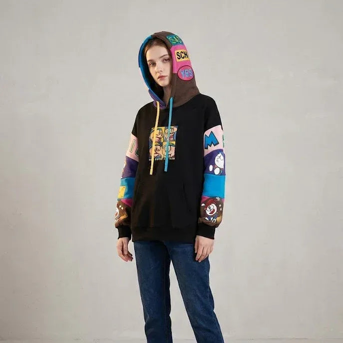 SANKI Multi-Color Cartoon HOODIE - Sanki