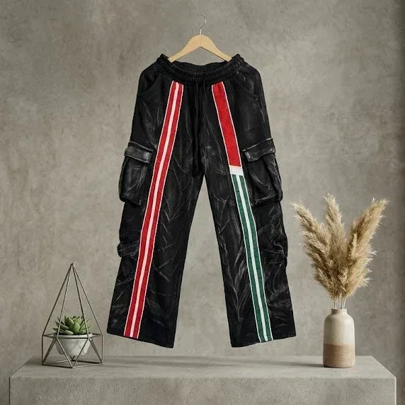 Cargo Bottom Jeans - Sanki