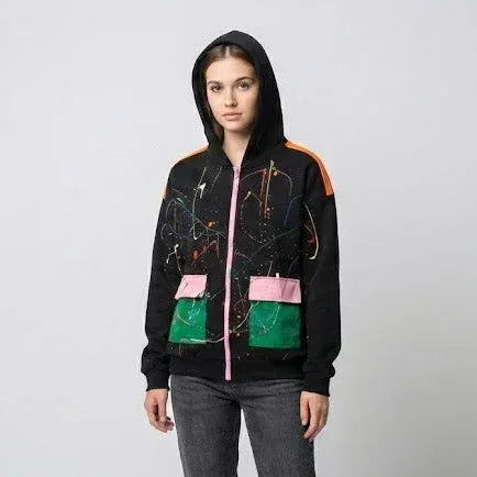SANKI Artline Contrast Zip Hoodie - Sanki