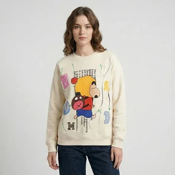 SANKI Pop Art Cartoon Sweatshirt - Sanki