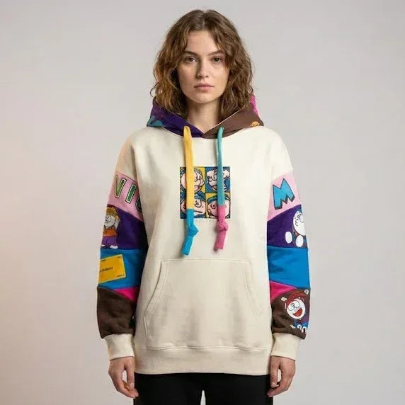 SANKI Multi-Color Cartoon HOODIE - Sanki