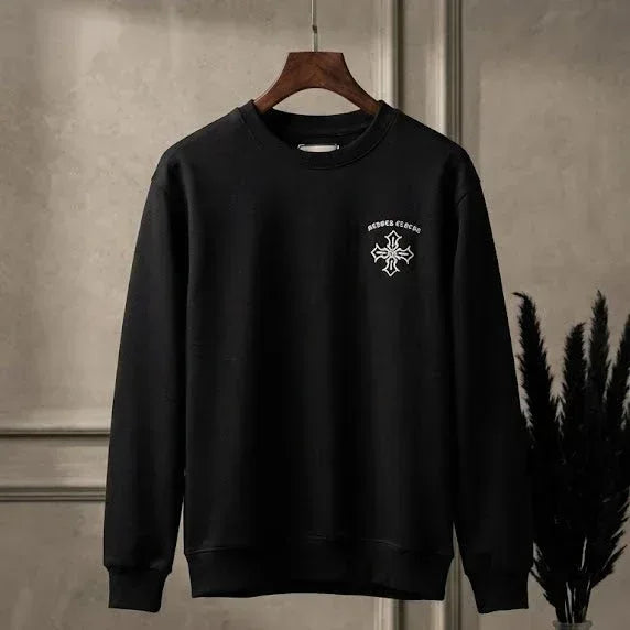A603-Glowing Sweatshirt Black - Sanki