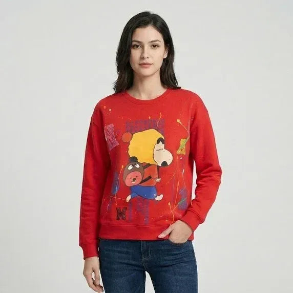 SANKI Pop Art Cartoon Sweatshirt - Sanki