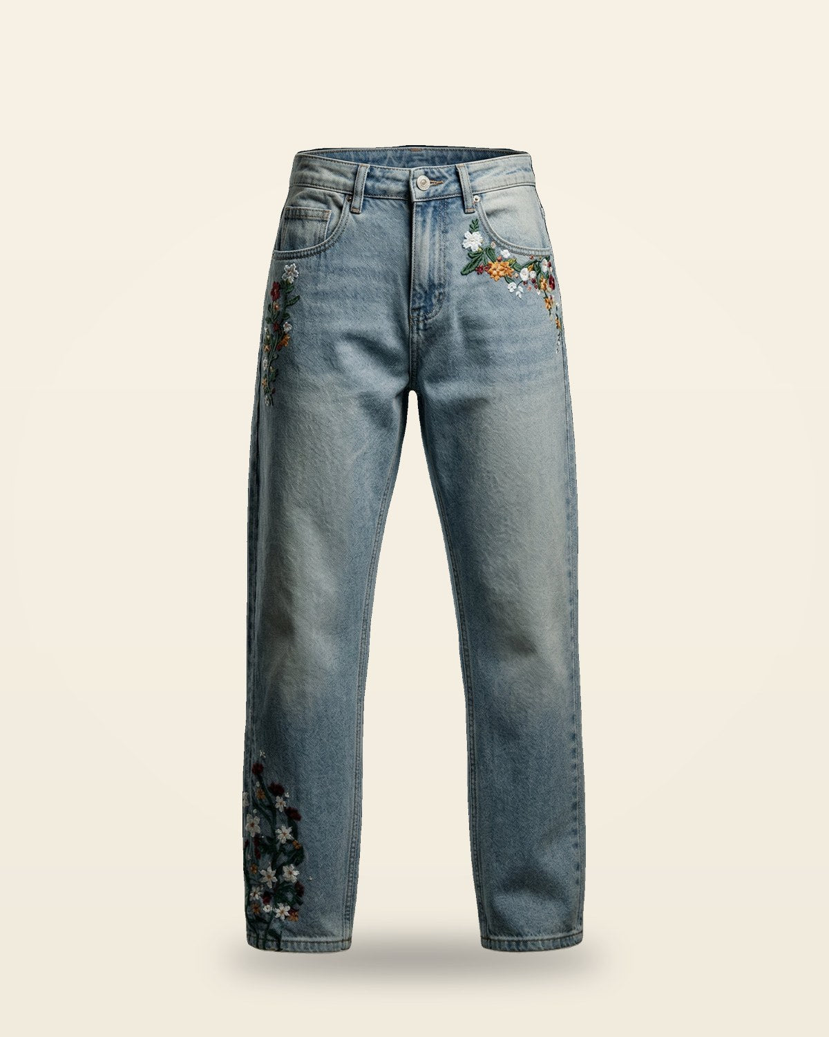 Urban Vintage Jeans — Relaxed Fit Blue Denim