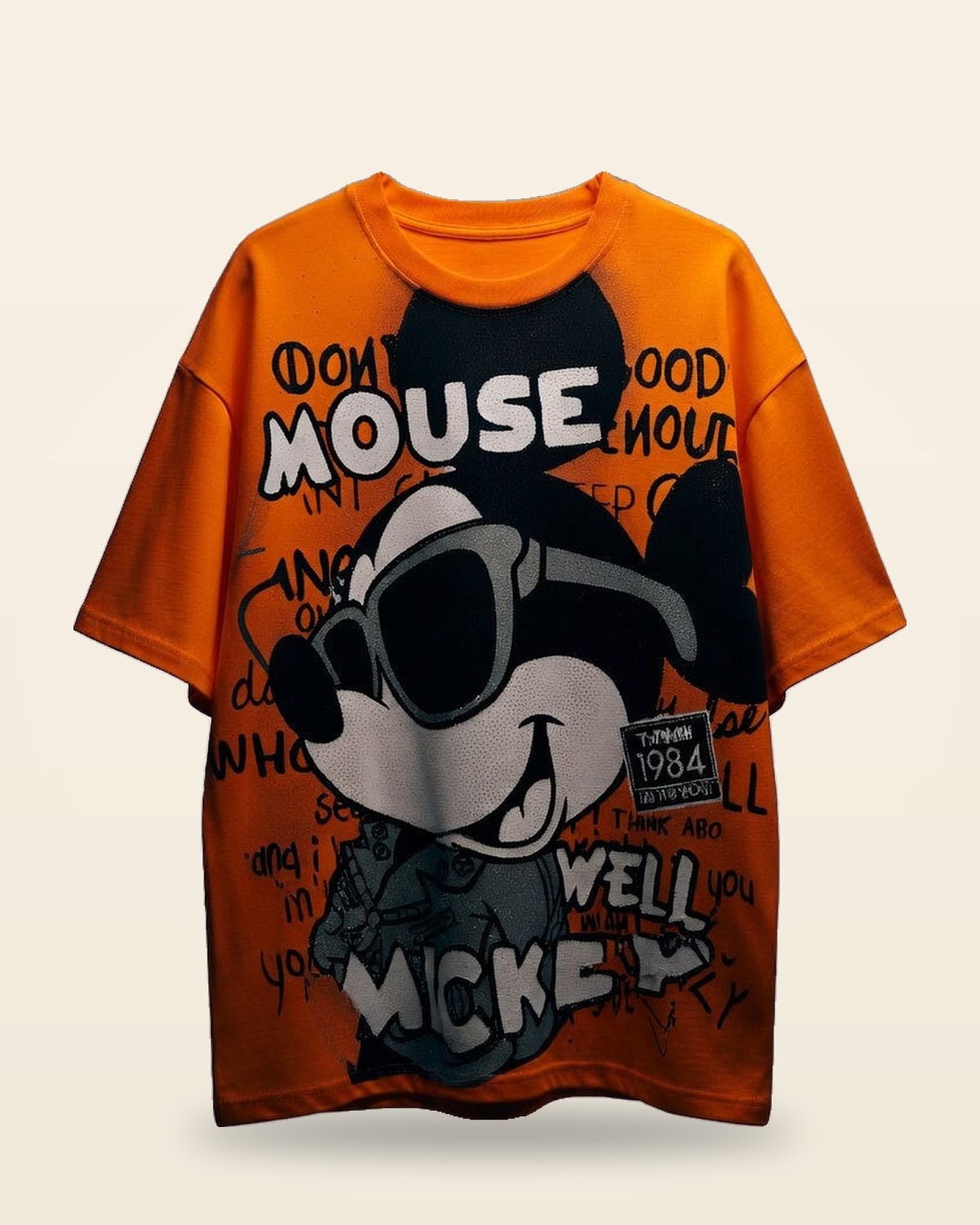 Vibin' Graphic Oversized Tee — Heavyweight Cotton Fit