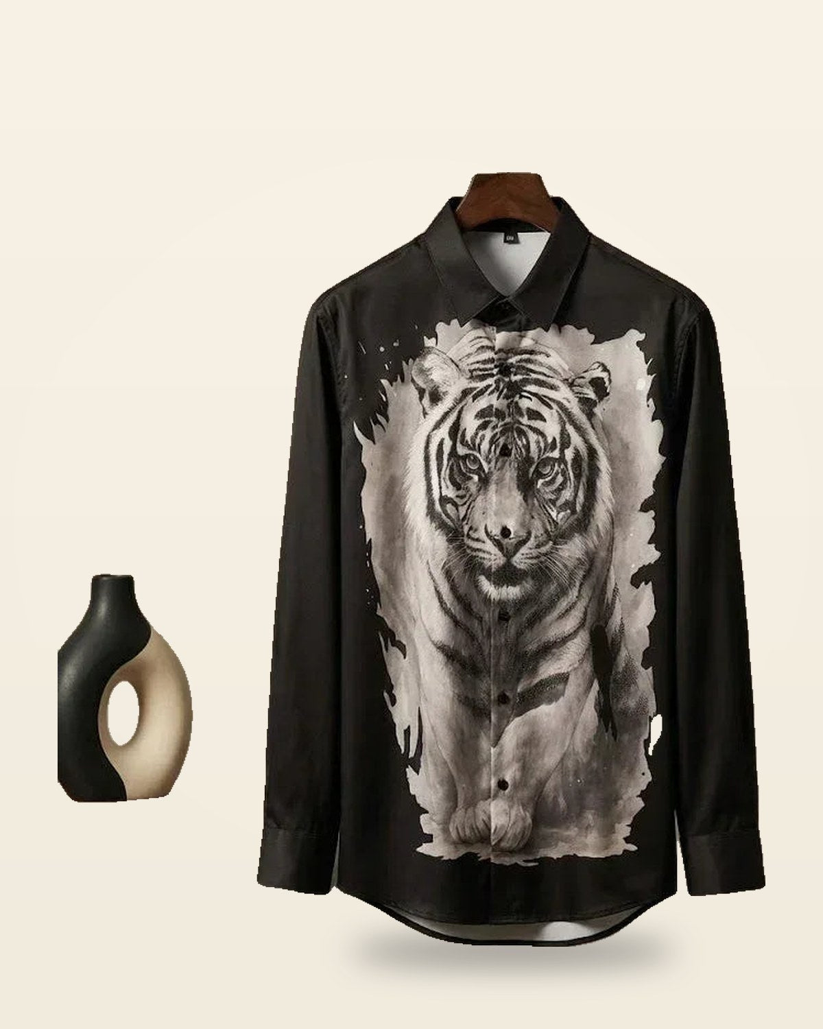 Vintage Character Print Full Sleeve Shirt — Relaxed Fit
