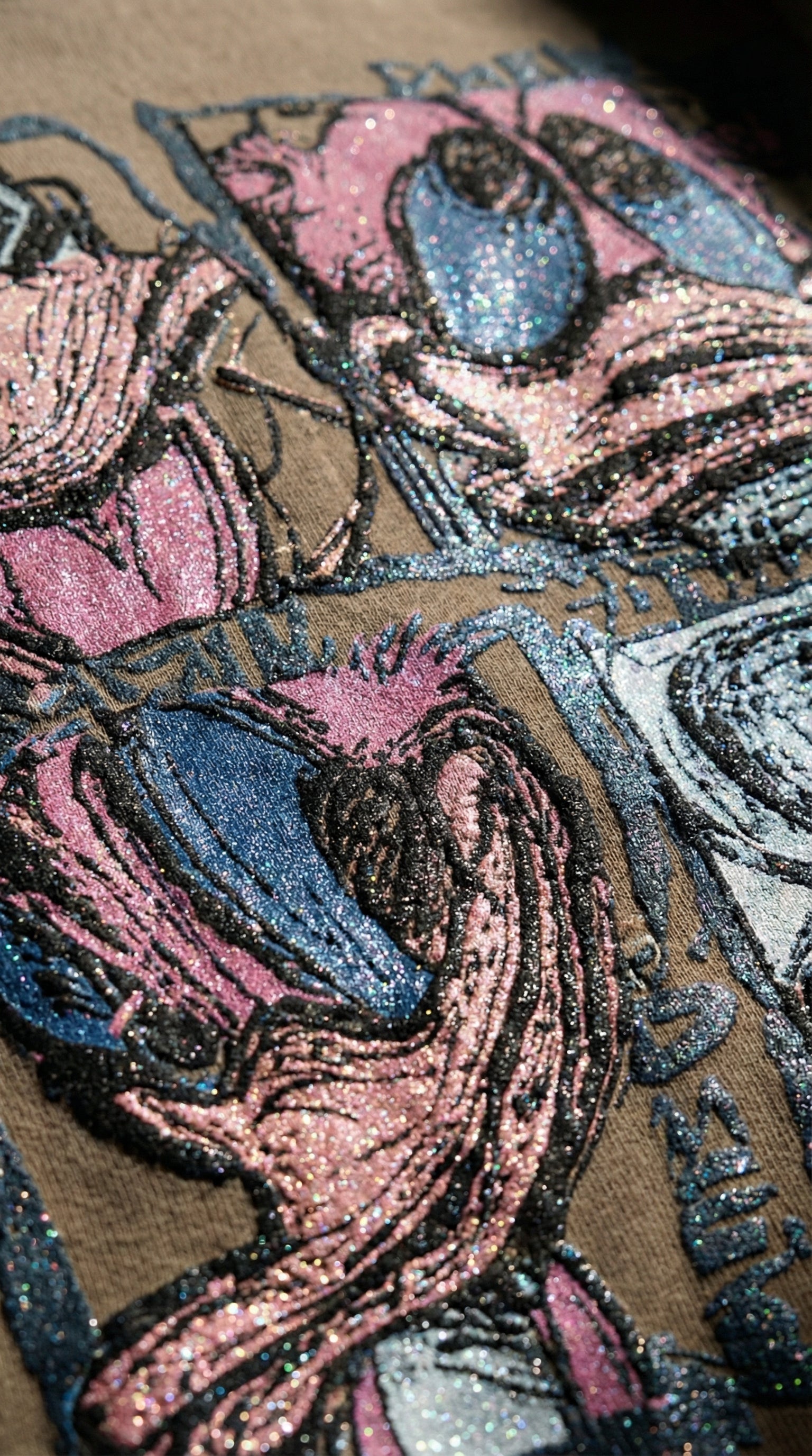 SANKI Abstract cartoon T-shirt GREY - Image 2