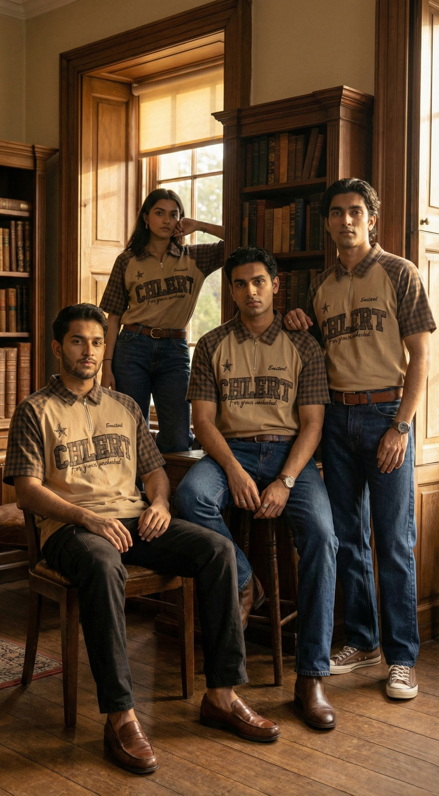 Funky Half sleeve T-shirt CREAM