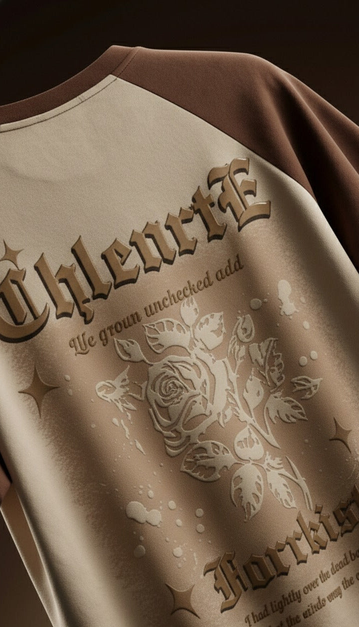 Funky Half sleeve T-shirt CREAM - Image 6