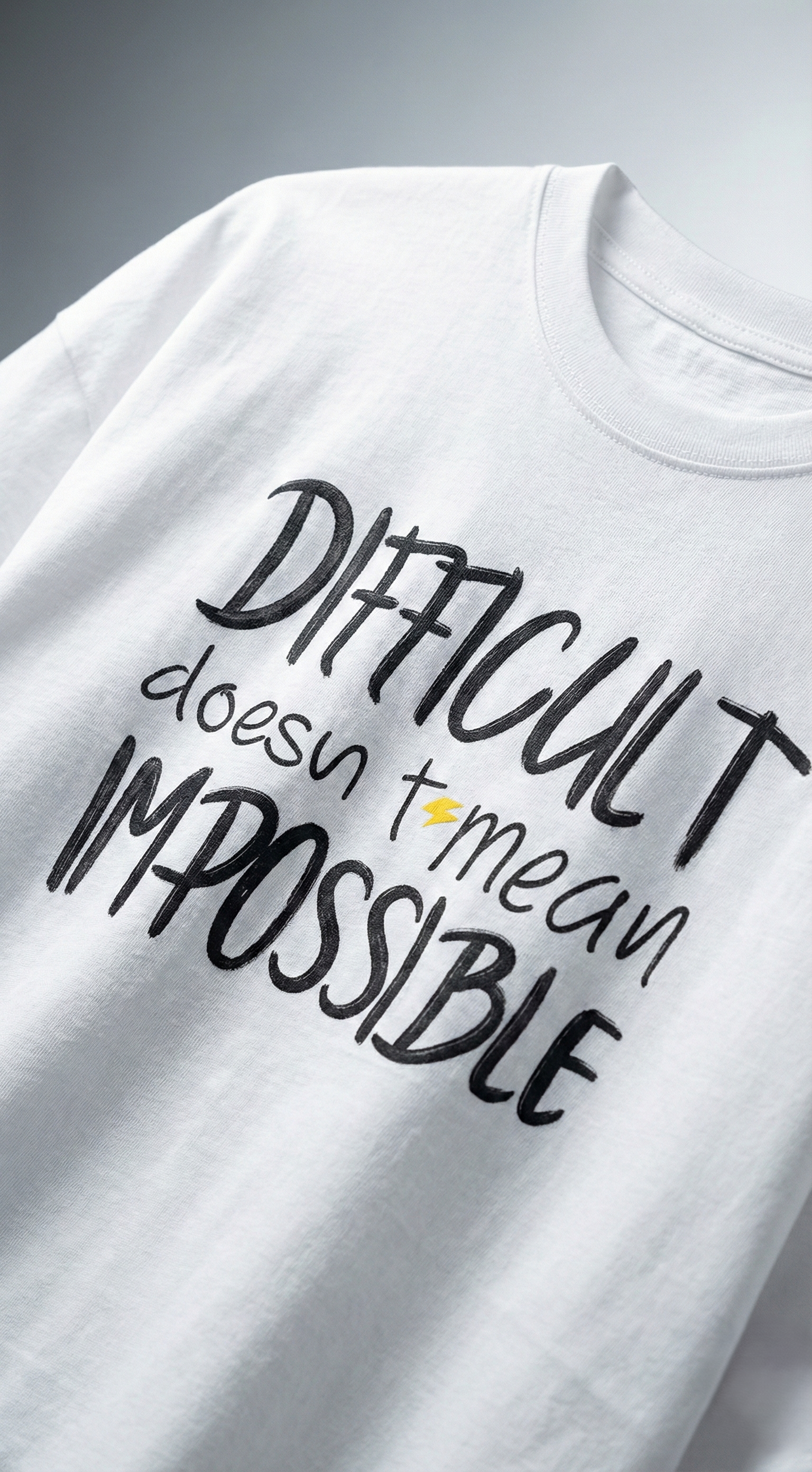 SANKI Impossible Mindset Graphic T-Shirt - Image 5