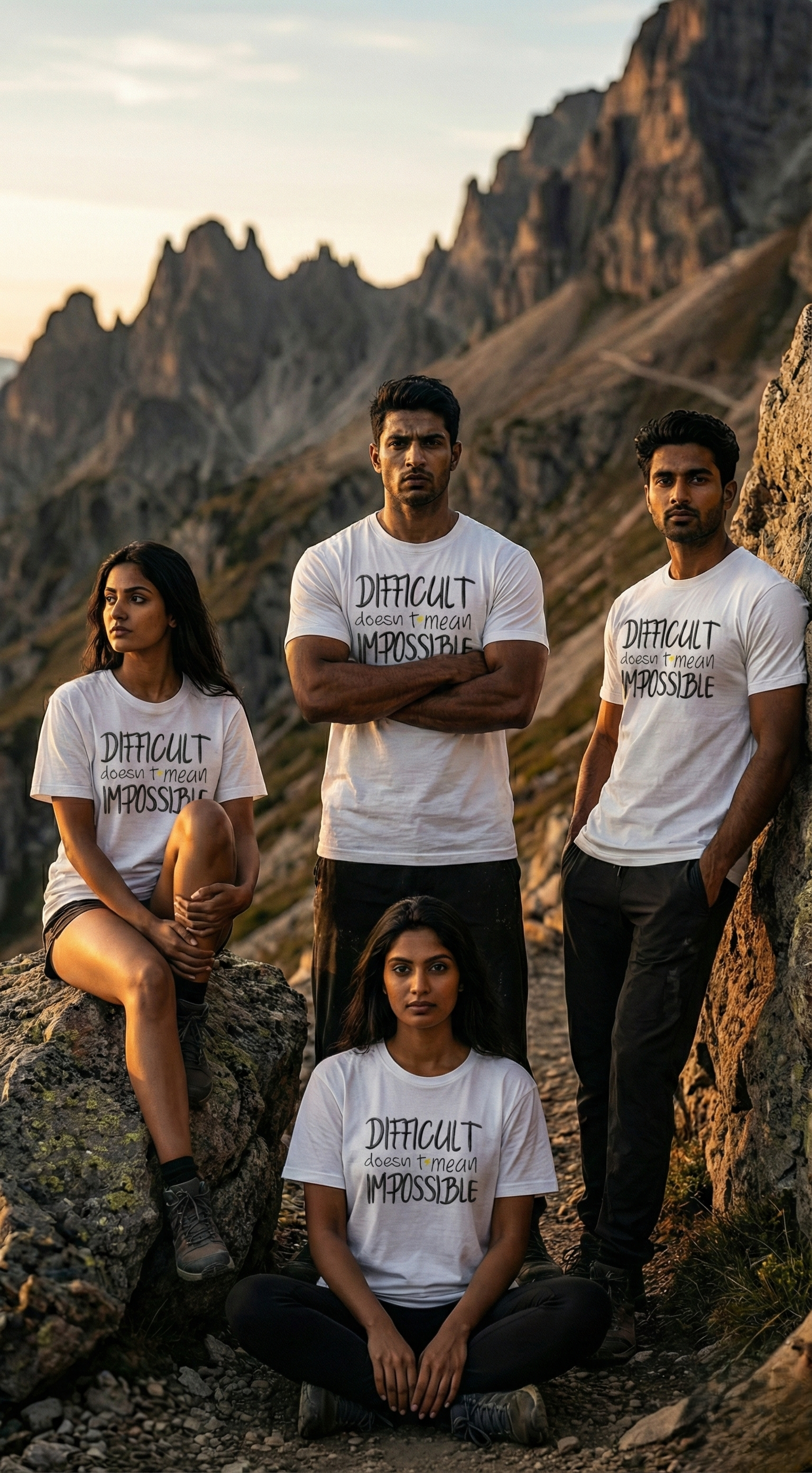 SANKI Impossible Mindset Graphic T-Shirt - Image 3