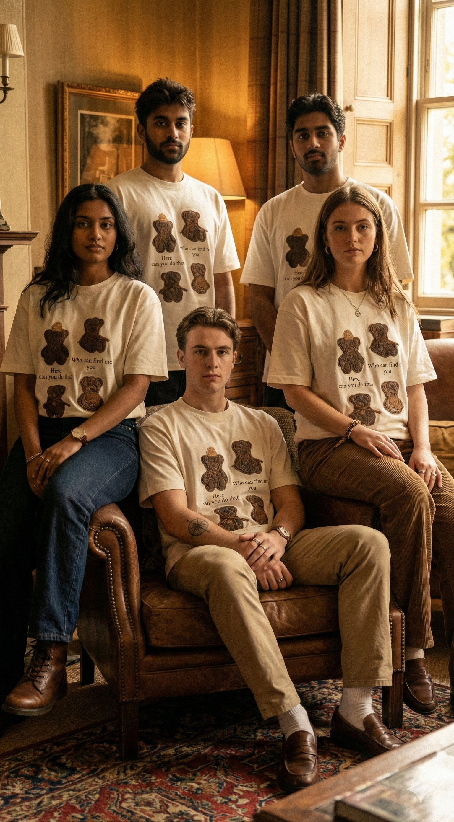 SANKI Heritage Teddy Oversized T-Shirt