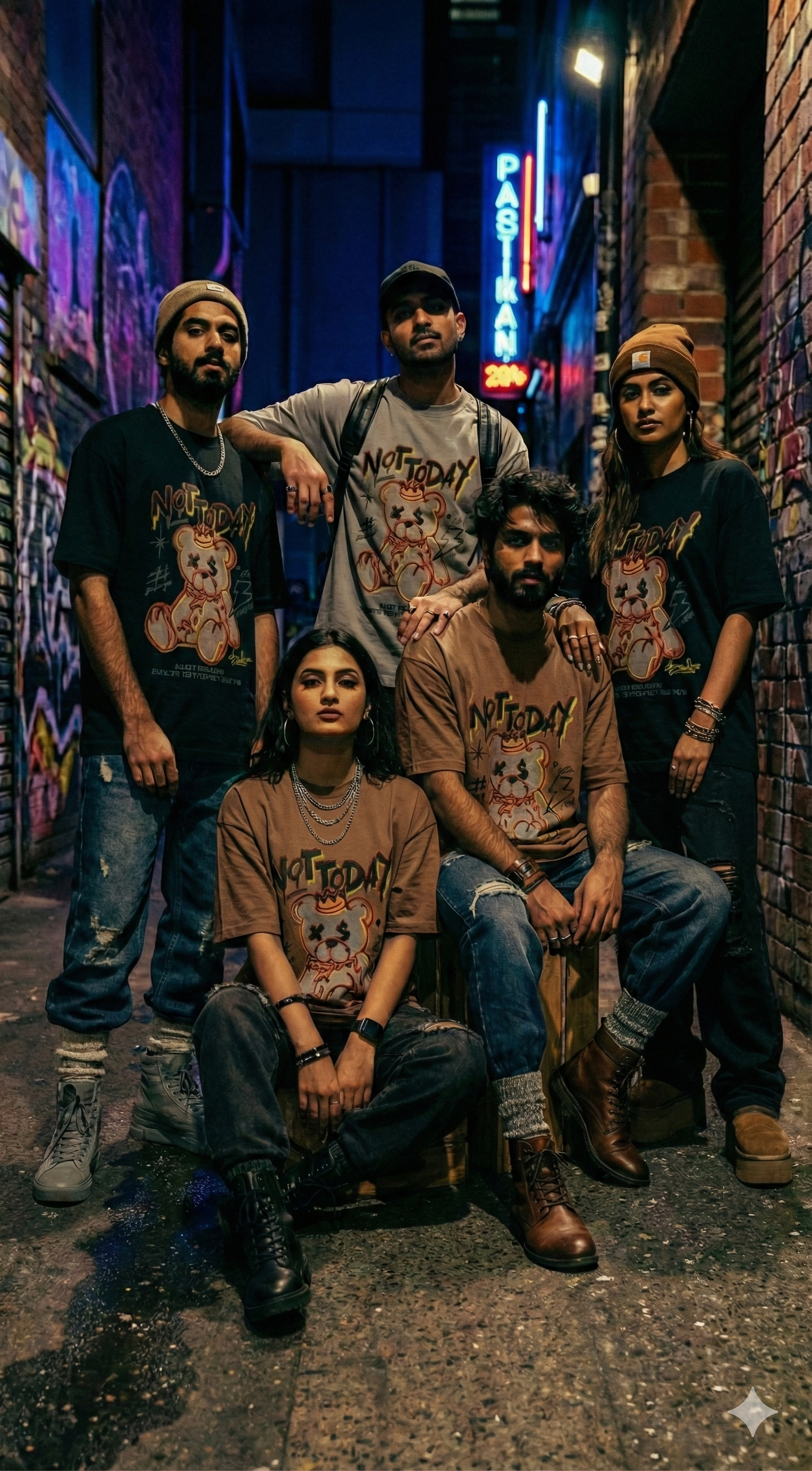 Sanki Not Today Statement T-shirt - Image 4